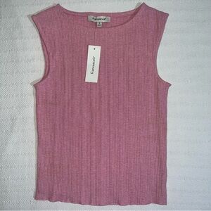 Francescas High Neck Knit Top Womens Small Y2K Pheobe Buffay Preppy Collegiate